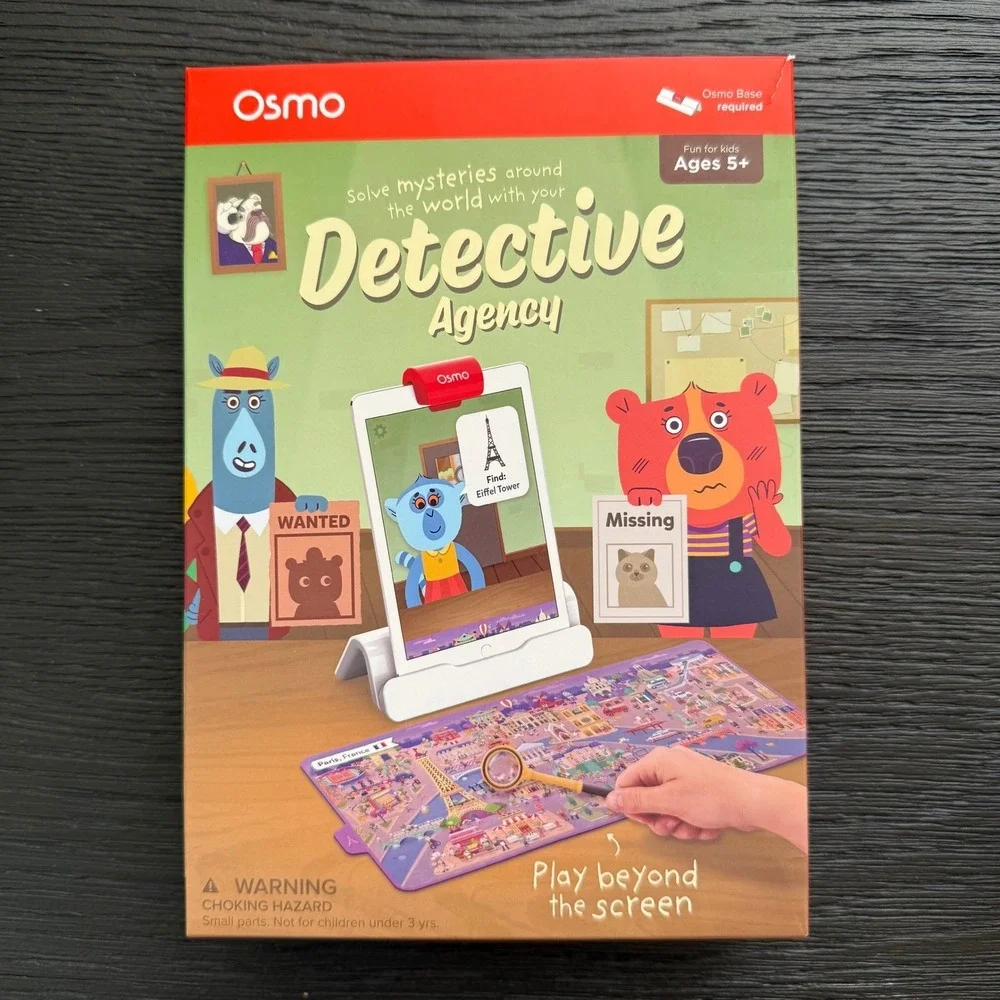 Osmo Detective Agency Game Maps & Magnifier NEW No Base Included Ages 5+‎
